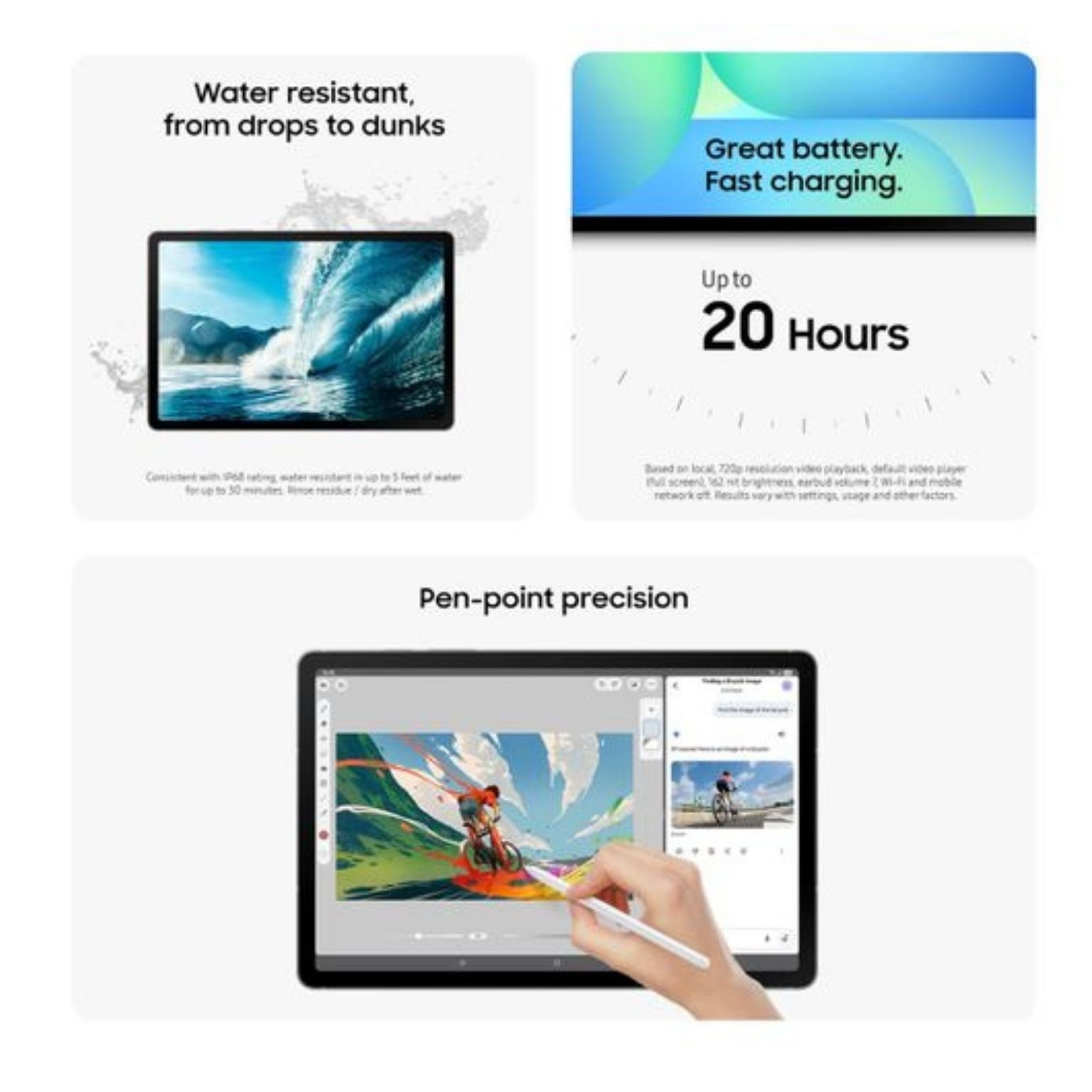 Samsung Galaxy Tab S10 FE 128GB 8GB RAM, 13MP Camera, 10.9-inch TFT Display, 8000mAh Battery