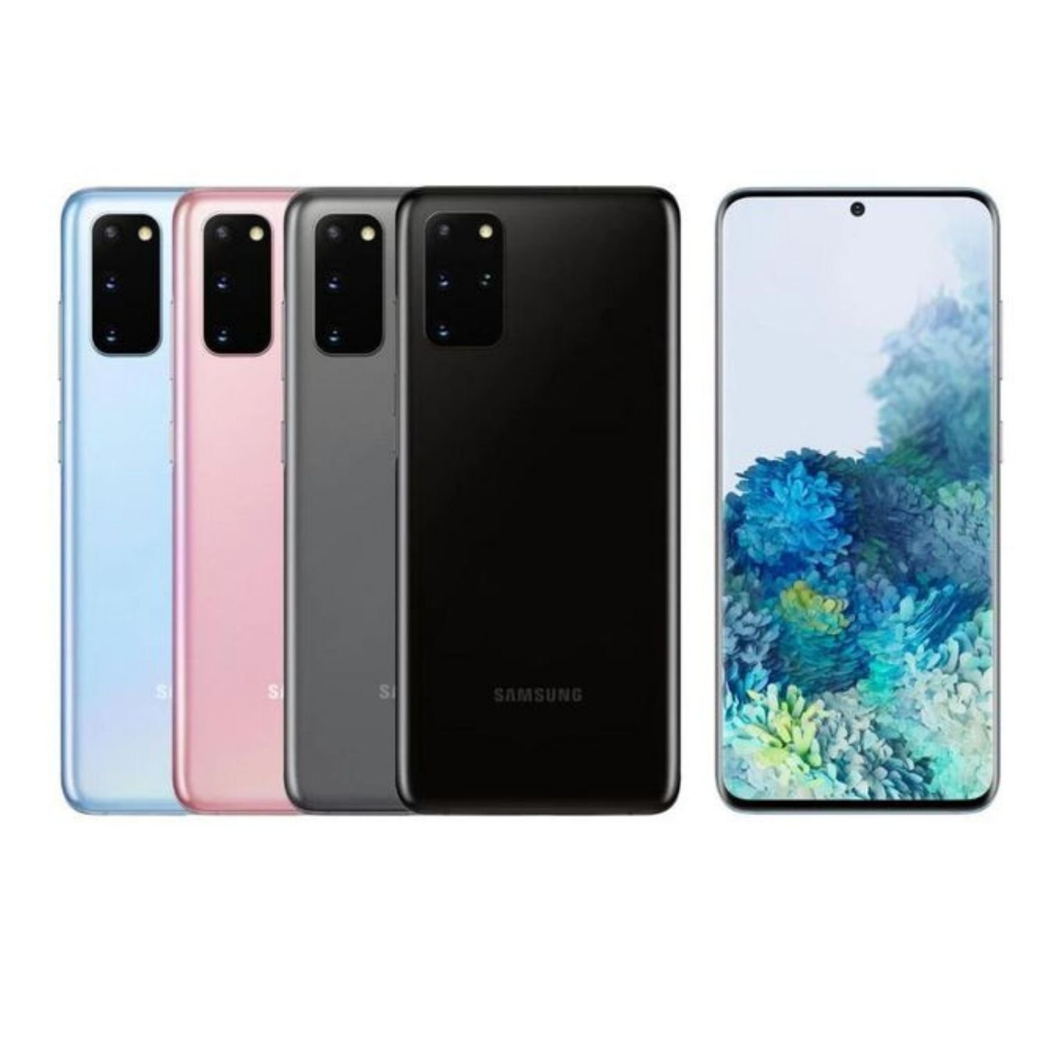 Samsung Galaxy-S20 Plus 128GB 5G 8GB-RAM, 64MP Quad Camera, 4500mAh-Battery, 6.7-inch Dynamic AMOLED 2X 120Hz Display