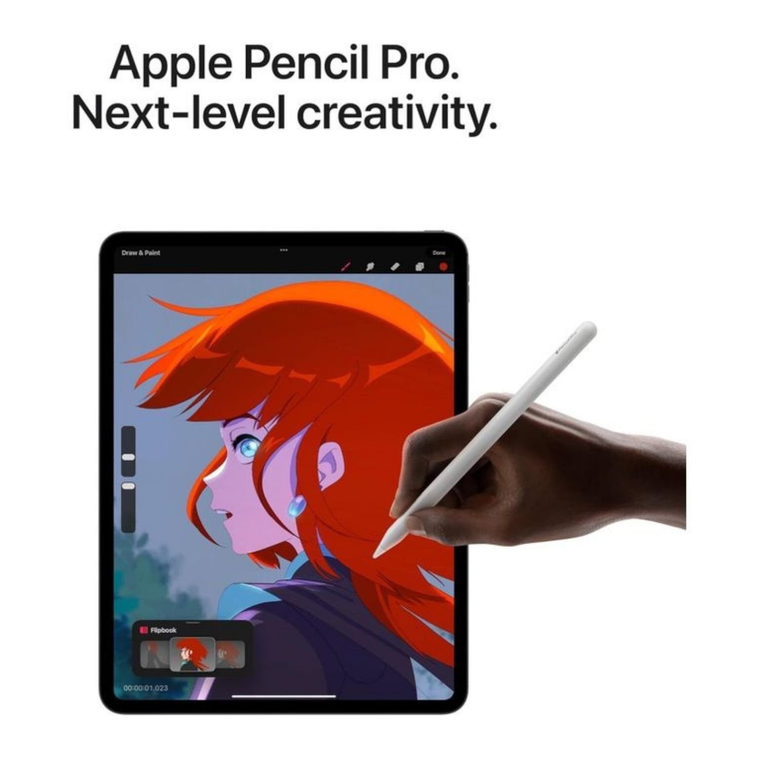 Apple Pencil Pro, Squeeze and Barrel Roll, Haptic Feedback, Apple Pencil Hover