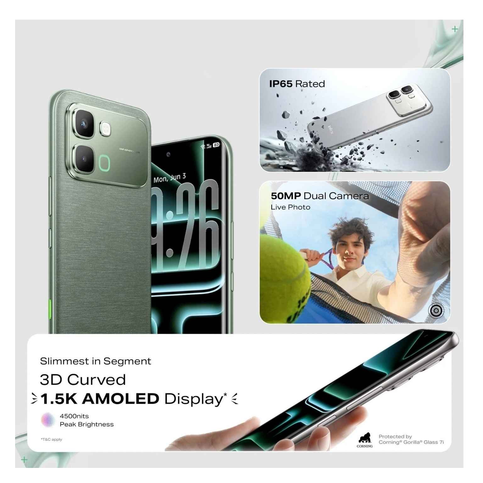 Infinix Note Edge 256GB 8GB RAM, 50MP Camera, 6.78-inch AMOLED 120Hz 5G, 6500mAh Battery