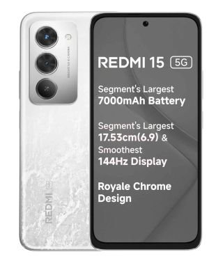 Redmi 15 5G 256GB 8GB RAM, 50MP Camera, 6.9-inch FHD+ 144Hz Display, 7000mAh Battery