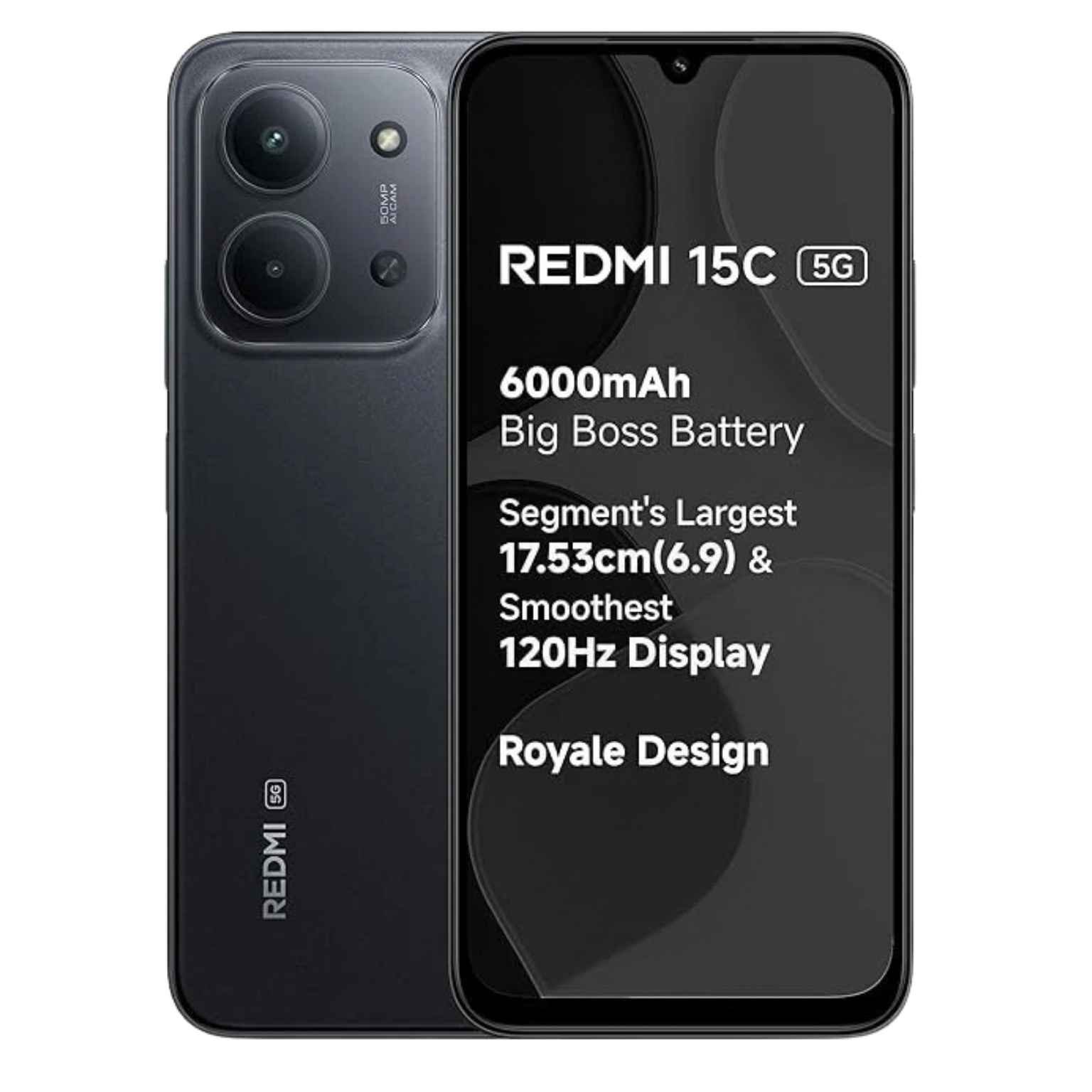 Redmi 15C 128GB 4GB RAM, 50MP Camera, 6.9-inch 120Hz Display 4G LTE, 6000mAh Battery