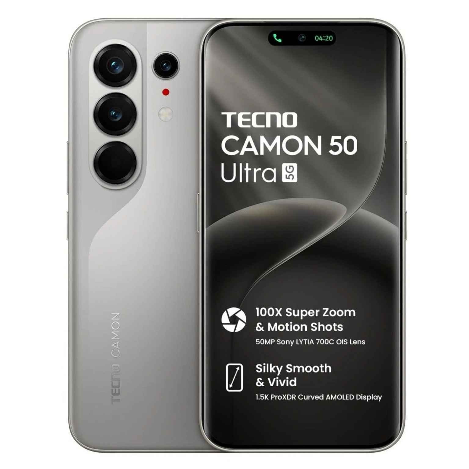 Tecno Camon 50 Pro 256GB 8GB RAM, 50MP OIS Camera, 6.78-inch Curved AMOLED 144Hz 4G, 6500mAh Battery