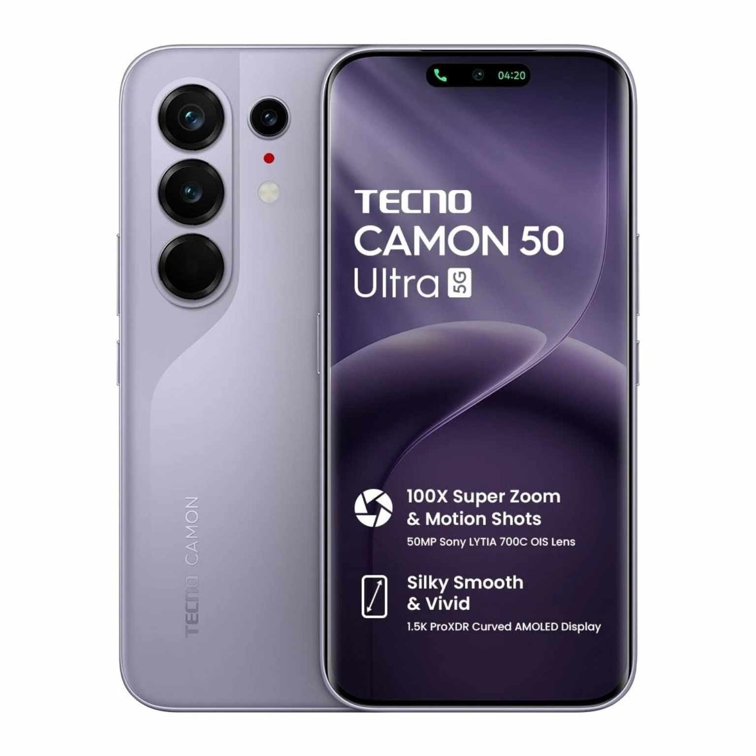 Tecno Camon 50 Pro 256GB 8GB RAM, 50MP OIS Camera, 6.78-inch Curved AMOLED 144Hz 4G, 6500mAh Battery