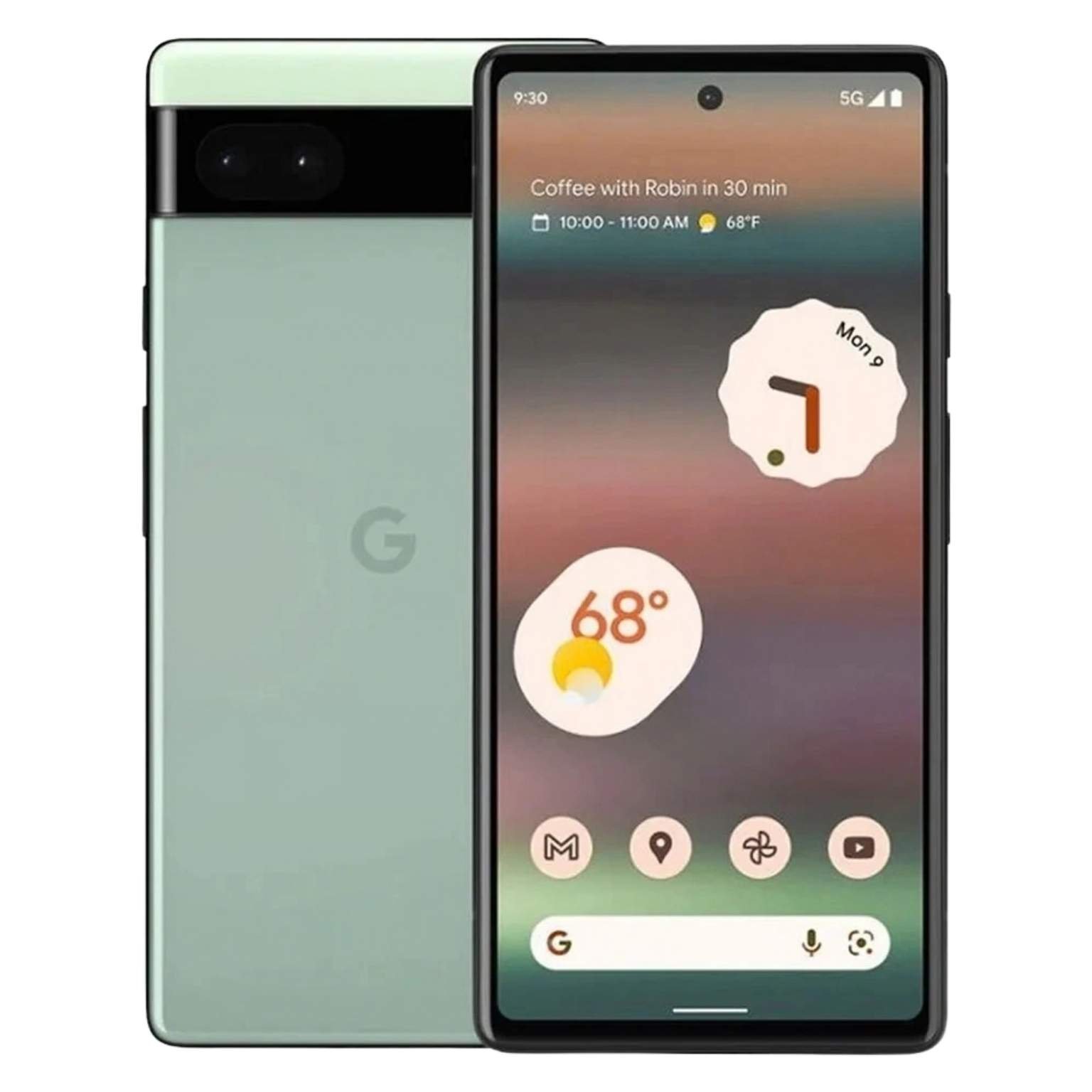 Google Pixel 6a 128GB 6GB RAM, 12.2MP Camera, 6.1-inch OLED 60Hz 5G, 4410mAh Battery