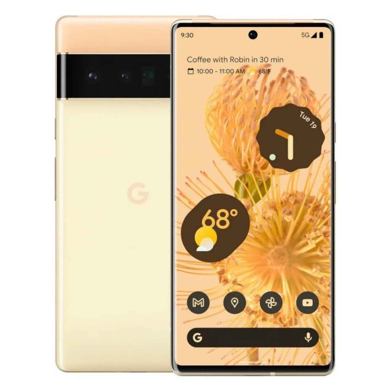 Google Pixel 6 Pro 128GB 12GB RAM, 50MP Camera, 6.7-inch LTPO OLED 120Hz 5G, 5003mAh Battery