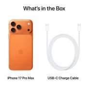 Apple iPhone-17 Pro 256/512GB Orange, 12GB-RAM, 6.3-inch OLED Super Retina XDR Display, 3988mAh-Battery